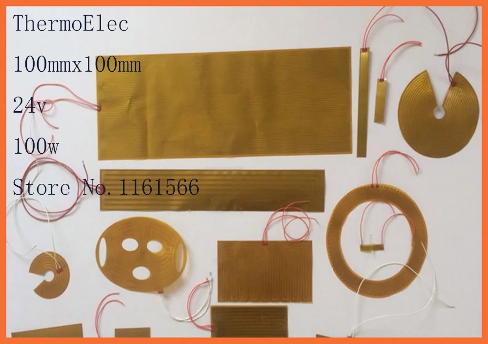 100mmx100mm 24v 100w element heating PI film polyimide heater heat rubber electric 3D priner Automobile oil pan heating element
100mmx100mm 24v 100w element heating PI film polyimide heater heat rubber electric 3D priner Automobile oil pan heating element