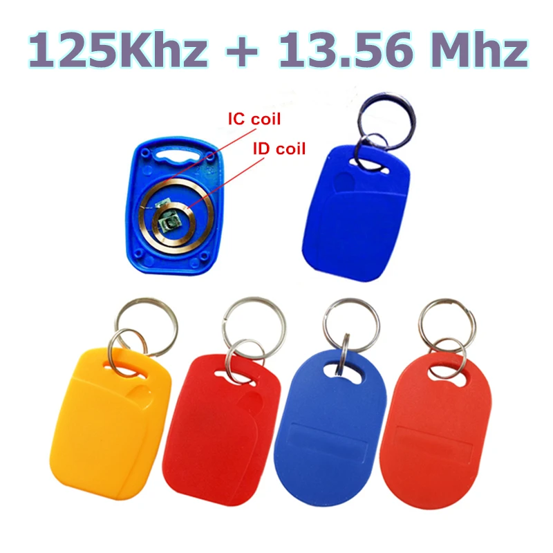 5Pcs EM4305 T5577 Key UID Dual Chip RFID 125KHz 13.56MHz Writable Token Keyfob Rewritable Changeable Door Access Control Card
5Pcs EM4305 T5577 Key UID Dual Chip RFID 125KHz 13.56MHz Writable Token Keyfob Rewritable Changeable Door Access Control Card
