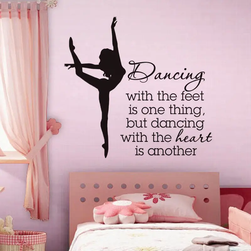Quotes Decal For Dancing School Motivated Words Poster Vinyl Design Pattern Wall Sticker Ballet Dancer Wall Decal SYY031
Quotes Decal For Dancing School Motivated Words Poster Vinyl Design Pattern Wall Sticker Ballet Dancer Wall Decal SYY031