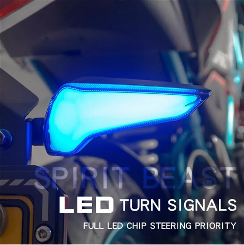 SPIRIT BEAST Motorcycle Modified Turn Signals Waterproof Turn Lights LED Direction Lamp Decorative Signal Lights
SPIRIT BEAST Motorcycle Modified Turn Signals Waterproof Turn Lights LED Direction Lamp Decorative Signal Lights