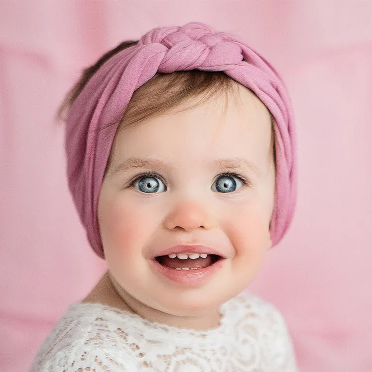 New Elastic Cross Knot Girl Turban Solid Color Headwraps Baby Girls Nylon Headbands Toddler Infant Hair Accessories
New Elastic Cross Knot Girl Turban Solid Color Headwraps Baby Girls Nylon Headbands Toddler Infant Hair Accessories