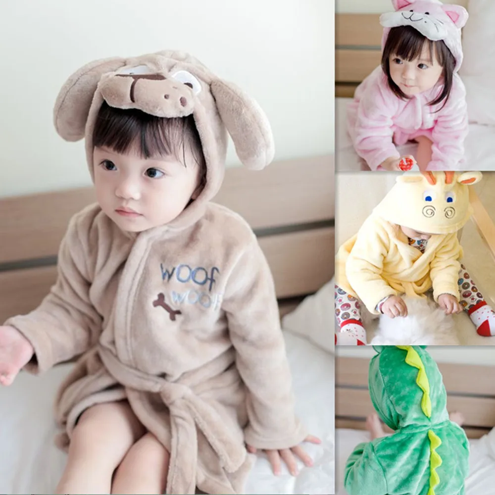 Berymond Unisex Children Robe Animal Shape Boy Girl's Bathrobe Baby Pajamas dress Home Clothes Kids Clohting Sleepwear& Robes
Berymond Unisex Children Robe Animal Shape Boy Girl's Bathrobe Baby Pajamas dress Home Clothes Kids Clohting Sleepwear& Robes