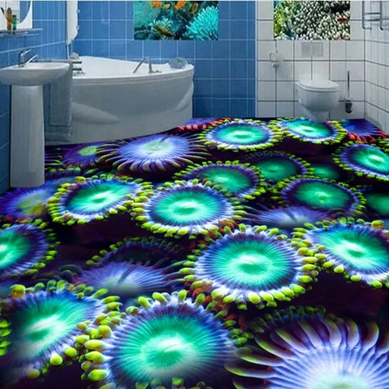 beibehang Large custom flooring affixed to marine life algae 3D stereo living room bedroom bathroom floor tiles
beibehang Large custom flooring affixed to marine life algae 3D stereo living room bedroom bathroom floor tiles