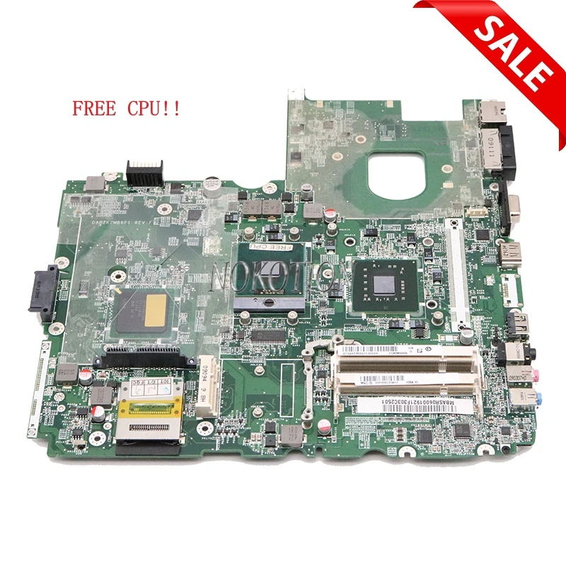 Материнская плата NOKOTION MBASR06001 MB. Asr06001 для aspire 6930 DA0ZK2MB6F1 для ноутбука, intel GM45, протестирована бесплатно
Материнская плата NOKOTION MBASR06001 MB. Asr06001 для aspire 6930 DA0ZK2MB6F1 для ноутбука, intel GM45, протестирована бесплатно