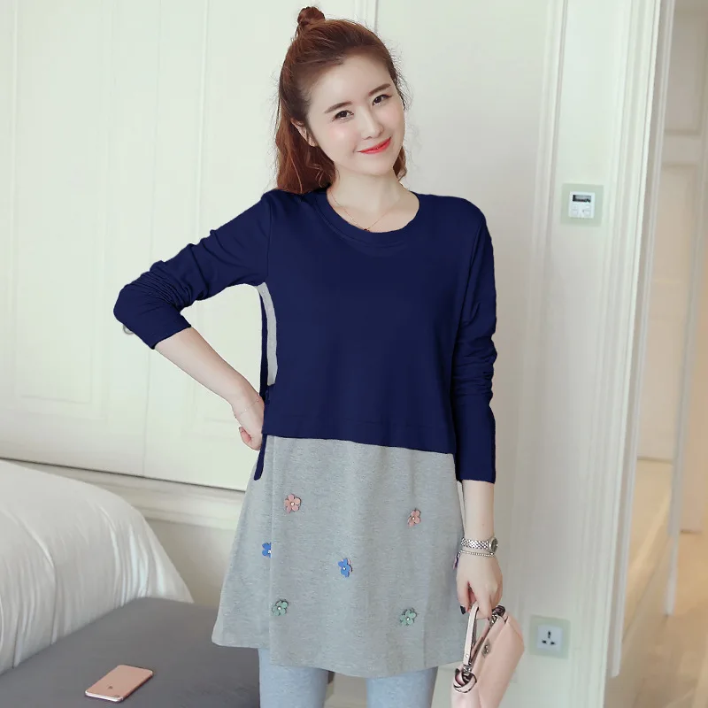 Envsoll Maternity Dress New 2018 Autumn Winter Casual Loose Long-sleeve Splicing Pregnant Dresses Women Maternity Clothes
Envsoll Maternity Dress New 2018 Autumn Winter Casual Loose Long-sleeve Splicing Pregnant Dresses Women Maternity Clothes