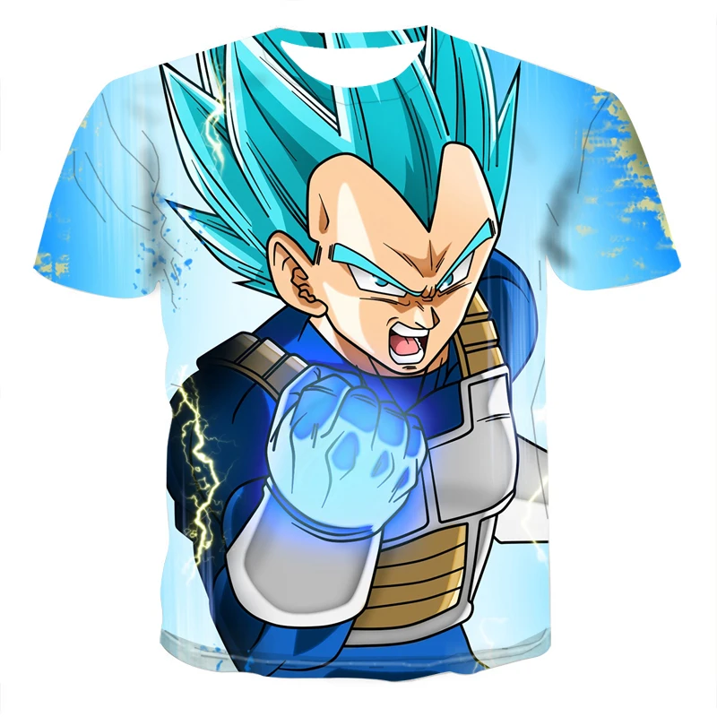 Мужские футболки camiseta dragon ball Z Супер сайян персонажи Гоку Веджета чехол Capsule corp