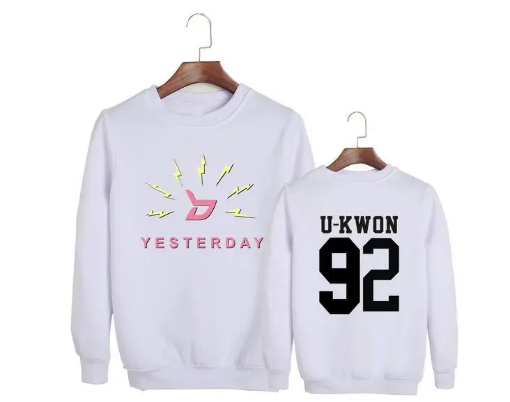 Block b new album yesterday member name printing o neck long sleeve sweatshirt fashion kpop pullover hoodies
Block b new album yesterday member name printing o neck long sleeve sweatshirt fashion kpop pullover hoodies