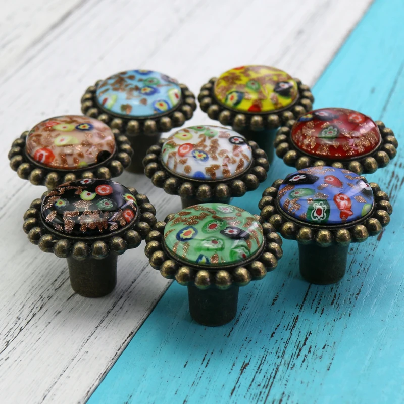 1x American style Glass Drawer Knobs Pulls Handmade Kitchen Cabinet Knobs Handle Dresser Drawer Knobs Unique furniture Decor
1x American style Glass Drawer Knobs Pulls Handmade Kitchen Cabinet Knobs Handle Dresser Drawer Knobs Unique furniture Decor