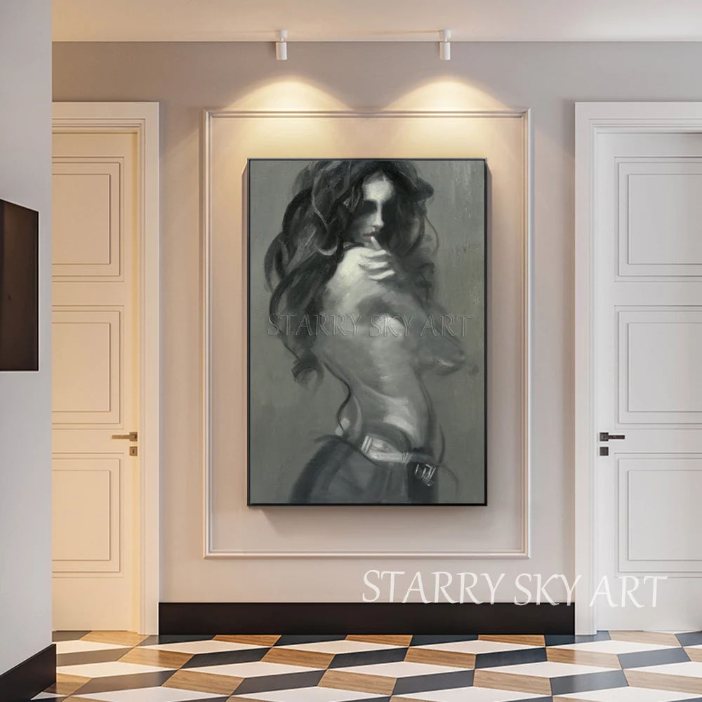 Lowest Price Hand-painted Abstract Sexy Lady Oil Painting on Canvas Long Hair Abstract Girl Oil Painting for Wall Art Decoration
Lowest Price Hand-painted Abstract Sexy Lady Oil Painting on Canvas Long Hair Abstract Girl Oil Painting for Wall Art Decoration