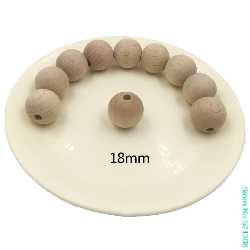2020 New 10Pcs/set Wooden Chewable 10-20mm Round Beech Beads DIY Craft Jewelry Baby Teether
2020 New 10Pcs/set Wooden Chewable 10-20mm Round Beech Beads DIY Craft Jewelry Baby Teether