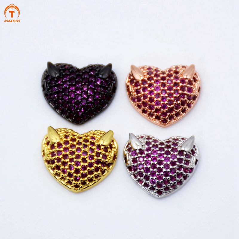 CZ Micro Pave Heart Spacer Beads for Bracelet/Necklace Cubic Zirconia Spacer Beads cubic Zirconia Spacer Beads for jewelry
CZ Micro Pave Heart Spacer Beads for Bracelet/Necklace Cubic Zirconia Spacer Beads cubic Zirconia Spacer Beads for jewelry