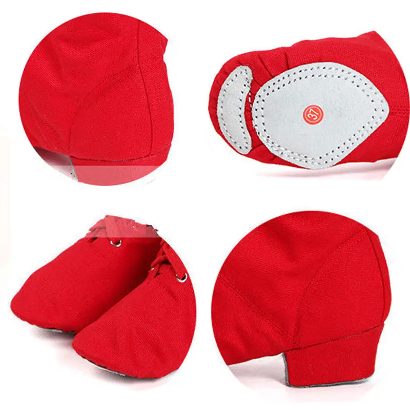 Low-heel High-top Women Ballet Dance Shoes Red Canvas Children Girls Boys Exercise Dance Shoes Lace-up Women Jazz Dancing Shoes
Low-heel High-top Women Ballet Dance Shoes Red Canvas Children Girls Boys Exercise Dance Shoes Lace-up Women Jazz Dancing Shoes