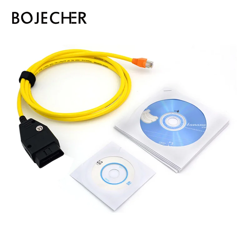 Кабель данных ESYS для BMW ENET Ethernet к OBD OBDII Интерфейс ICOM, скрытый инструмент для кодирования данных ENET, Диагностический кабель для серии F
Кабель данных ESYS для BMW ENET Ethernet к OBD OBDII Интерфейс ICOM, скрытый инструмент для кодирования данных ENET, Диагностический кабель для серии F