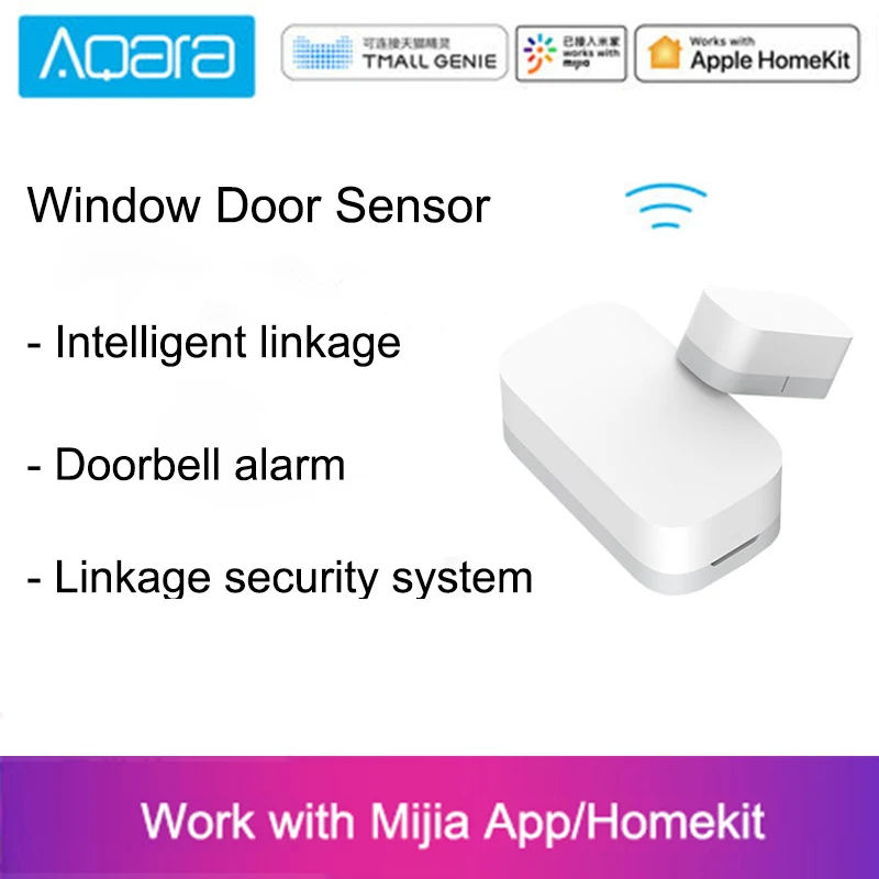 Xiaomi Aqara датчик окна двери умный дом Mijia Zigbee беспроводное подключение мини дверной