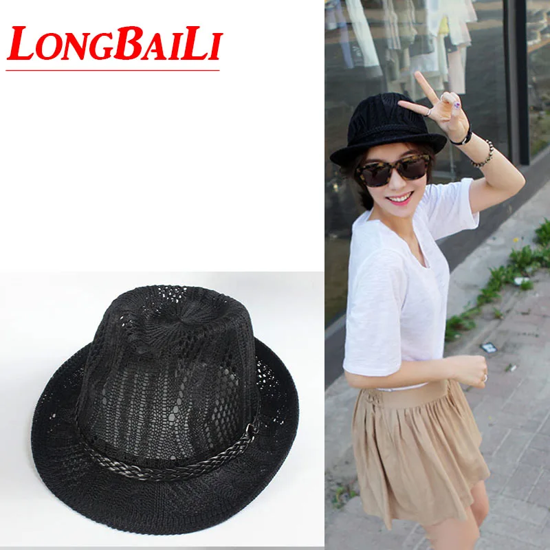 Trendy Summer Cutout Sun Beach Hats For Women Chapeu Fedoras Jazz Hat Female MEDS038
Trendy Summer Cutout Sun Beach Hats For Women Chapeu Fedoras Jazz Hat Female MEDS038