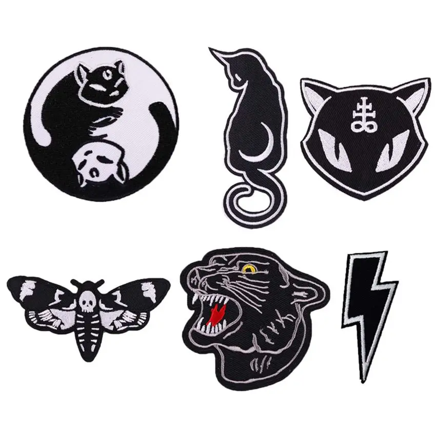 1Pcs Yin Yang Cats Patch For Clothes Tiger Sew On Patches parches Embroidered Fabric Patchwork Biker Badge Appliques Accessories
1Pcs Yin Yang Cats Patch For Clothes Tiger Sew On Patches parches Embroidered Fabric Patchwork Biker Badge Appliques Accessories