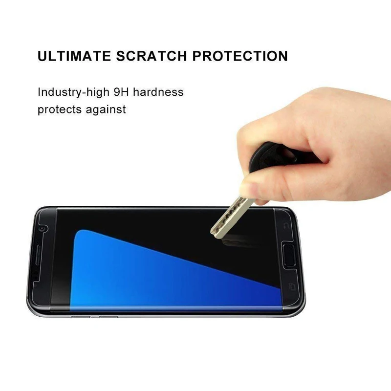 Закаленное стекло 9H для Samsung Galaxy S8 S9 S6 S7 S5 Note 3 4 5 Защитная пленка экрана 2.5D A3 A5 A7 2017