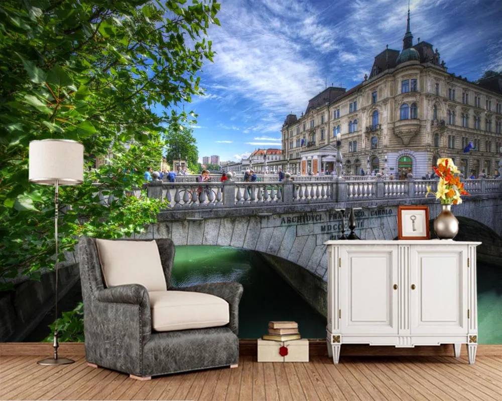 Papel de pared Houses Rivers Bridges Fence city photo Building wallpaper,living room sofa TV wall bedroom kitchen cafe murals
Papel de pared Houses Rivers Bridges Fence city photo Building wallpaper,living room sofa TV wall bedroom kitchen cafe murals