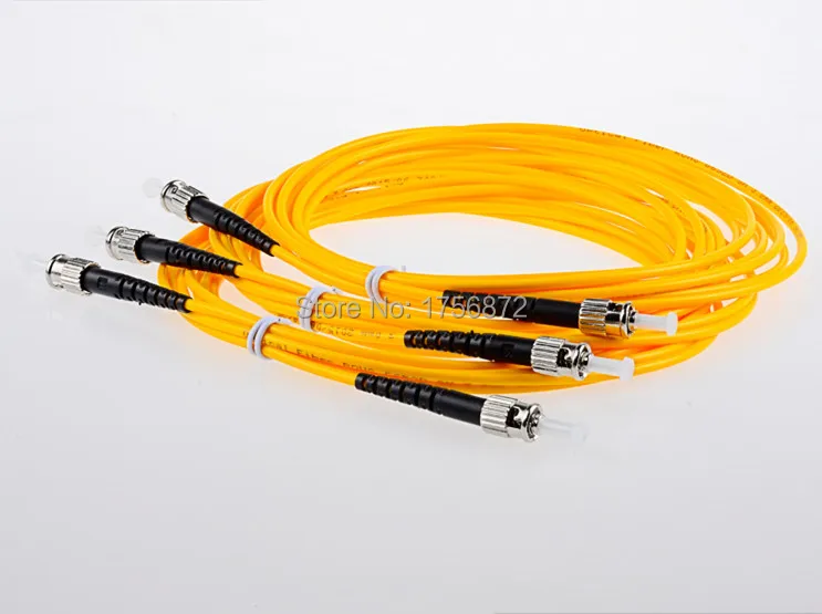 10Pieces/Lot 3Meters ST-ST Simplex 9/125 Singlemode Fiber Optic Cable Patch Cord Jumper
10Pieces/Lot 3Meters ST-ST Simplex 9/125 Singlemode Fiber Optic Cable Patch Cord Jumper