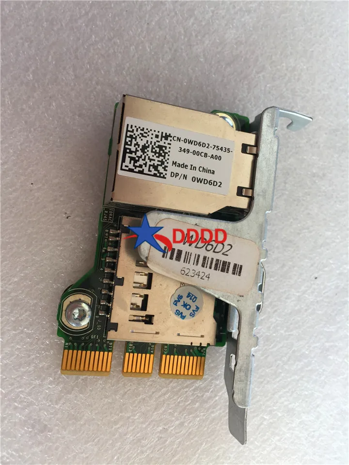 Original 0WD6D2 Remote Access Card iDRAC7 Express FOR DELL R320 R420 R520 T320 T420 fully tested
Original 0WD6D2 Remote Access Card iDRAC7 Express FOR DELL R320 R420 R520 T320 T420 fully tested