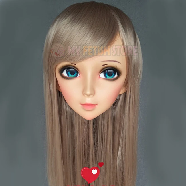 (Ying-004)Female Sweet Girl Resin Half Head Kigurumi Mask With BJD Eyes Cosplay Japanese Anime Role Lolita Mask Crossdress Doll
(Ying-004)Female Sweet Girl Resin Half Head Kigurumi Mask With BJD Eyes Cosplay Japanese Anime Role Lolita Mask Crossdress Doll