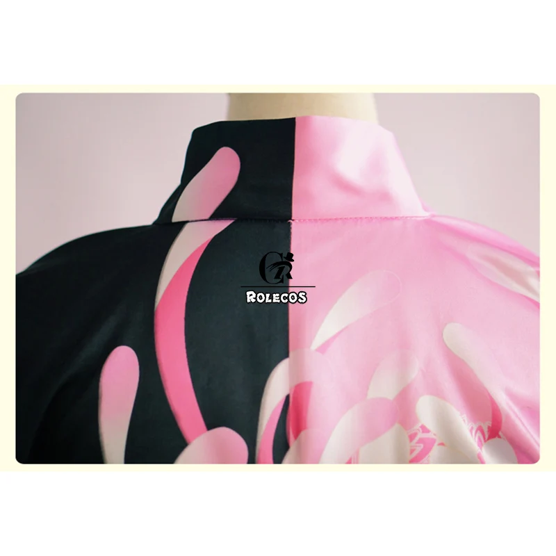 ROLECOS FGO Kara no Kyoukai Ryougi Shiki Cosplay Costume FGO Flower Kimono Cosplay Women Yukata Saber Dress Uniform