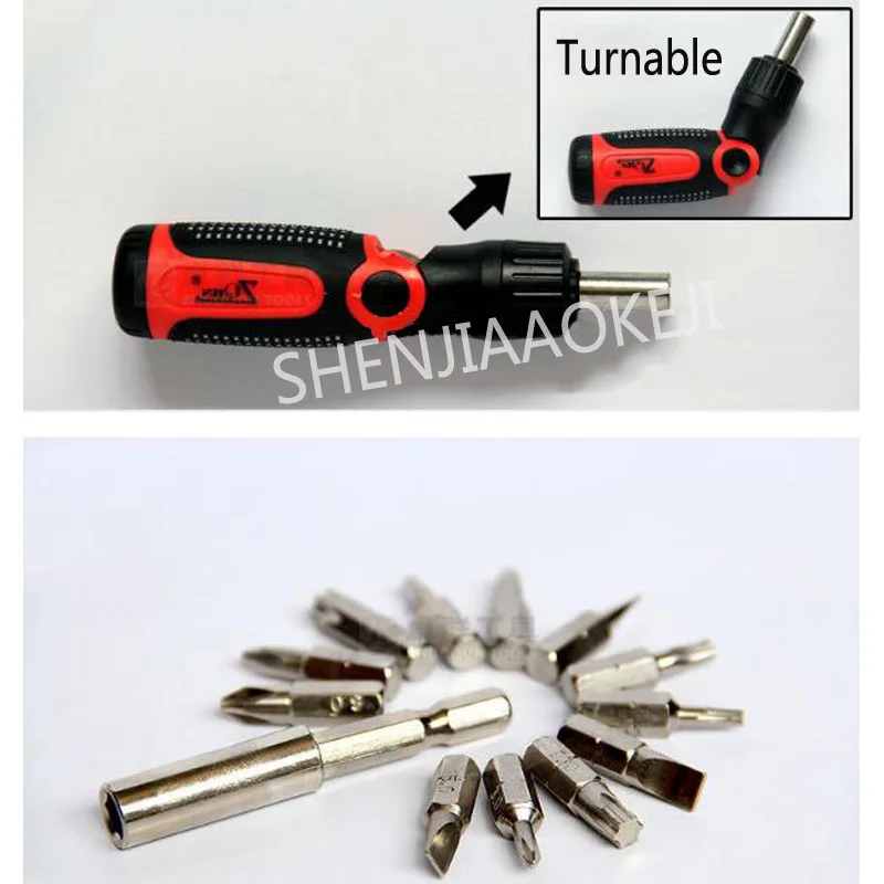 14 pcs/set ratchet screwdriver set Repair Hardware Tools 9907 Blister Multi-function Combination Hand Tool | Инструменты