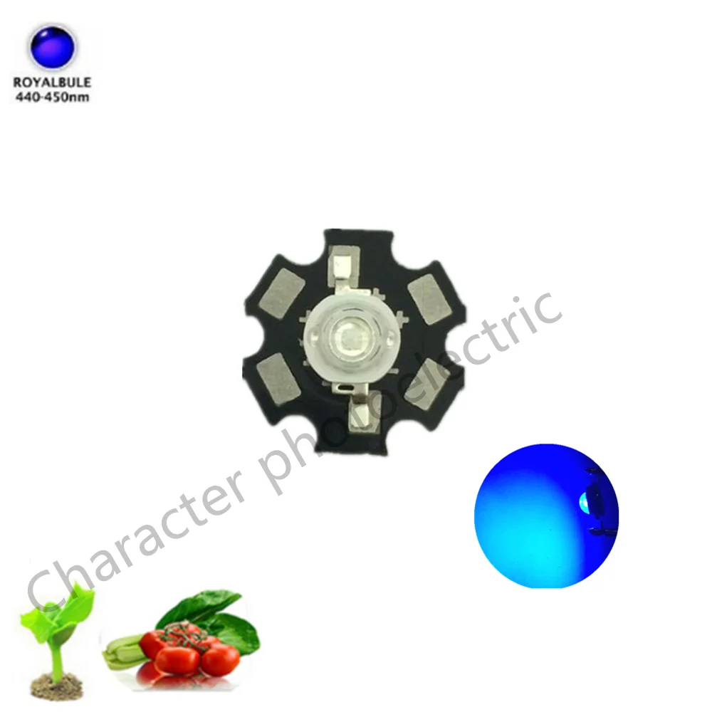 10 20 50 100 pcs/lot 3W 45mil 445nm-450nm Royal blue LED Grow Light Diodes For Plant Grow Fast and Bloom NO PCB/with 20mm pcb
10 20 50 100 pcs/lot 3W 45mil 445nm-450nm Royal blue LED Grow Light Diodes For Plant Grow Fast and Bloom NO PCB/with 20mm pcb