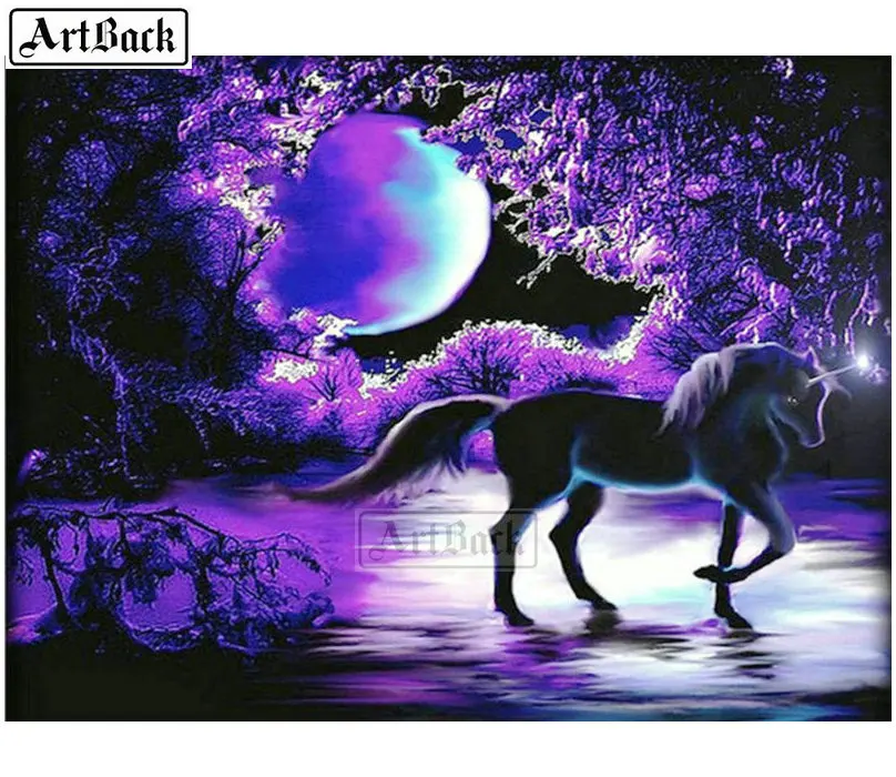 New diy diamond painting unicorn purple moon kit full square / round drill 3d diamond embroidery animal resin mosaic home decor
New diy diamond painting unicorn purple moon kit full square / round drill 3d diamond embroidery animal resin mosaic home decor