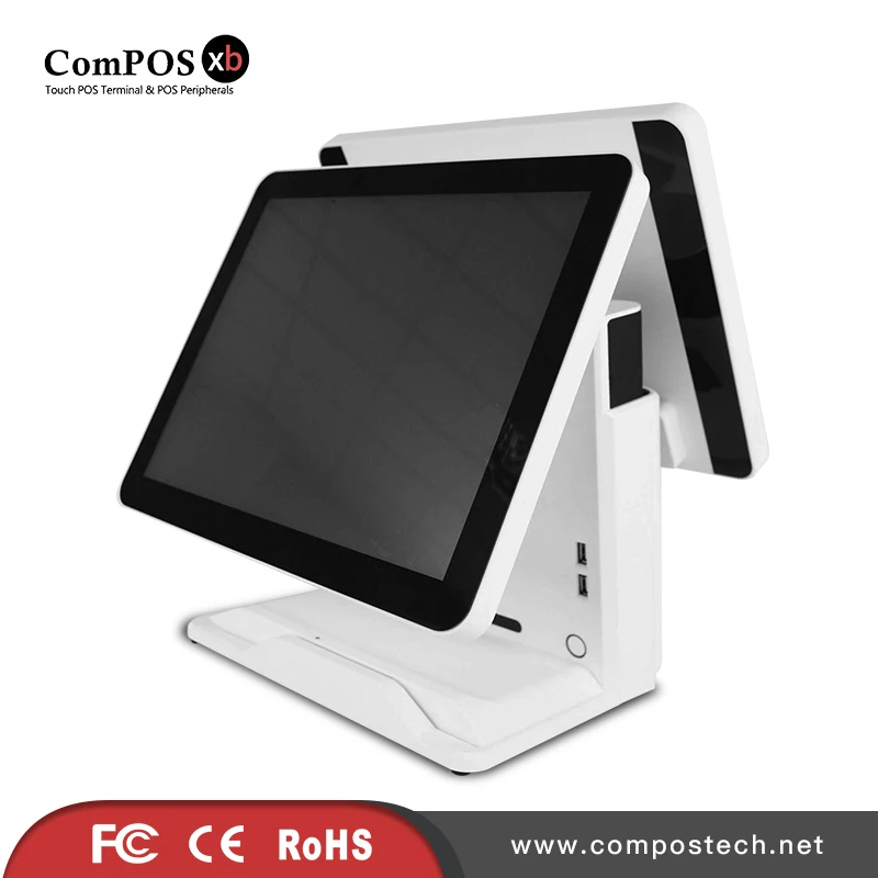 High quality double 15 inch screen pos system Touch sceern pos machine price All in one touch pos computer windows pos
High quality double 15 inch screen pos system Touch sceern pos machine price All in one touch pos computer windows pos