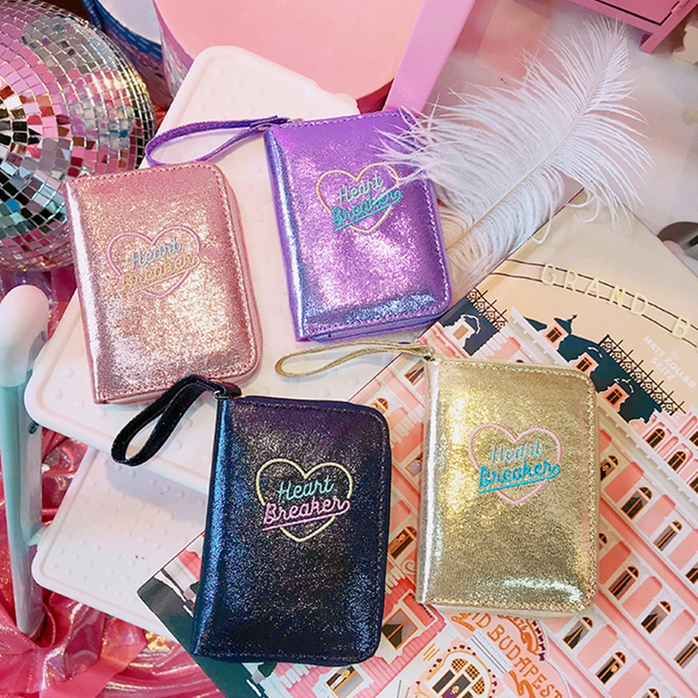 Lanzon Hologram Laser Wallet Women Small Purse Clutches Girl Short Handbag Card Holder Coin Purse Heart Moon Shinning Money bag
Lanzon Hologram Laser Wallet Women Small Purse Clutches Girl Short Handbag Card Holder Coin Purse Heart Moon Shinning Money bag