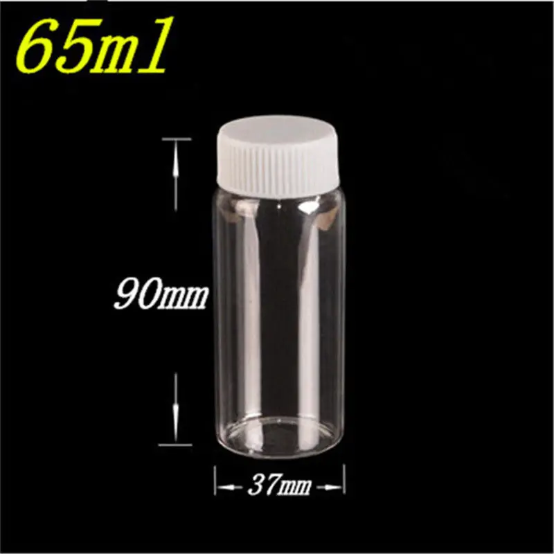 37*90*24mm 65ml Glass Bottles With Plastic Cap Transparent Empty Bottles Jars Cosmetic Containers 12pcs/lot
37*90*24mm 65ml Glass Bottles With Plastic Cap Transparent Empty Bottles Jars Cosmetic Containers 12pcs/lot