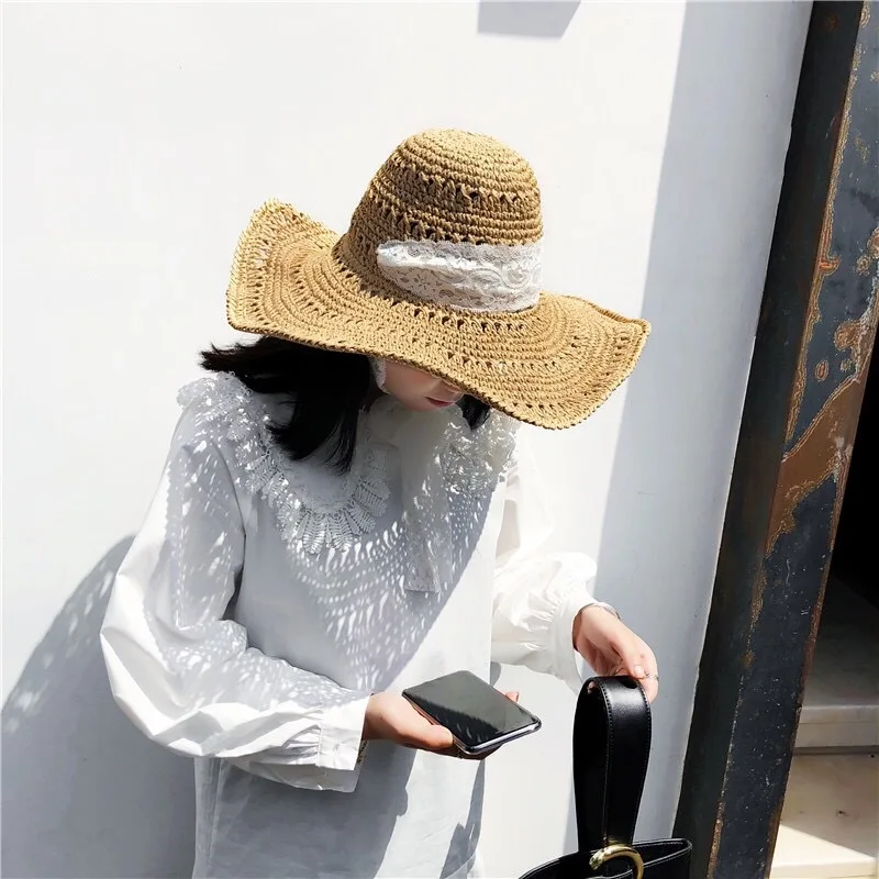 Sun Hats For Women With Large Brim Beach Sun Hats For Women Traveling Foldable Women Straw Hats Summer Hot Sale 56-58cm
Sun Hats For Women With Large Brim Beach Sun Hats For Women Traveling Foldable Women Straw Hats Summer Hot Sale 56-58cm