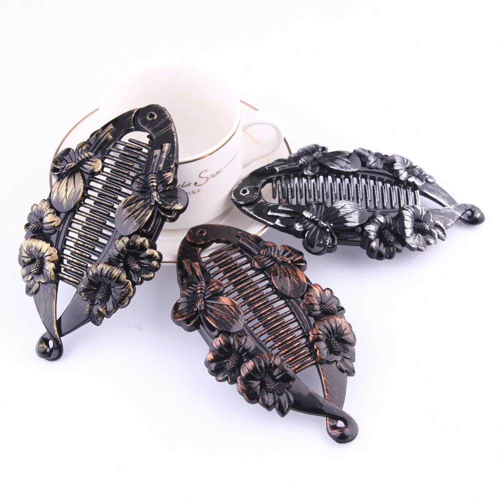 Women Retro Banana Clips Hairpins for Fashion Lady Girl Hair Clincher Barrettes Rounded Edges Hair Comb Claw Hair Accessories
Women Retro Banana Clips Hairpins for Fashion Lady Girl Hair Clincher Barrettes Rounded Edges Hair Comb Claw Hair Accessories