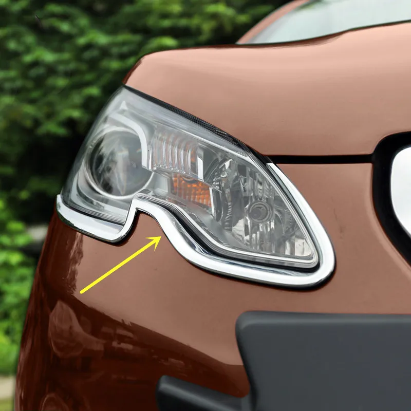 2PCS ABS Chromed Front Head Light Eyelid Cover Decoration Trim For Peugeot 2008 2014 2015 Car Styling Accessories
2PCS ABS Chromed Front Head Light Eyelid Cover Decoration Trim For Peugeot 2008 2014 2015 Car Styling Accessories