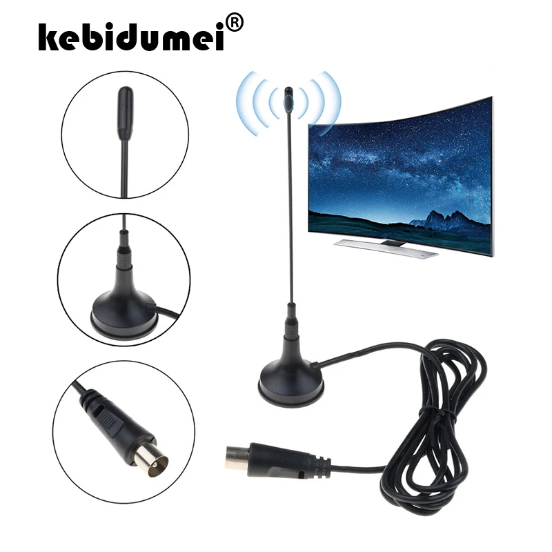 Kebidumei Мини ТВ антенна цифровой Внутренний сигнал антенна приемника усилитель 5dBi DVB-T Freeview HD TV цифровой Внутренний CMMB Televison
Kebidumei Мини ТВ антенна цифровой Внутренний сигнал антенна приемника усилитель 5dBi DVB-T Freeview HD TV цифровой Внутренний CMMB Televison
