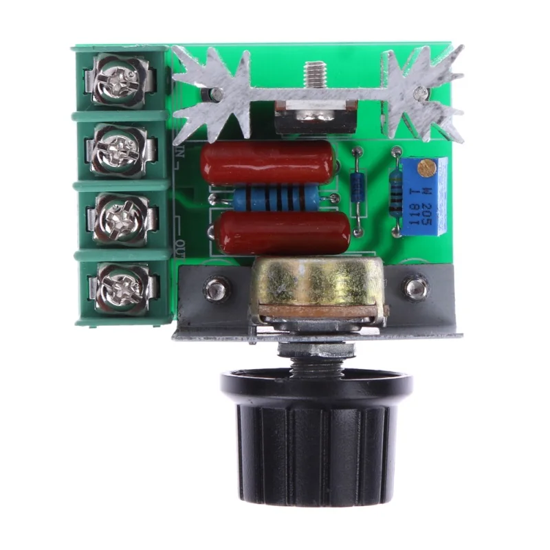 AC 220V 2000W SCR Electronic Voltage Regulator Temperature Speed Controller Dimming Dimmer Thermostat Module
AC 220V 2000W SCR Electronic Voltage Regulator Temperature Speed Controller Dimming Dimmer Thermostat Module