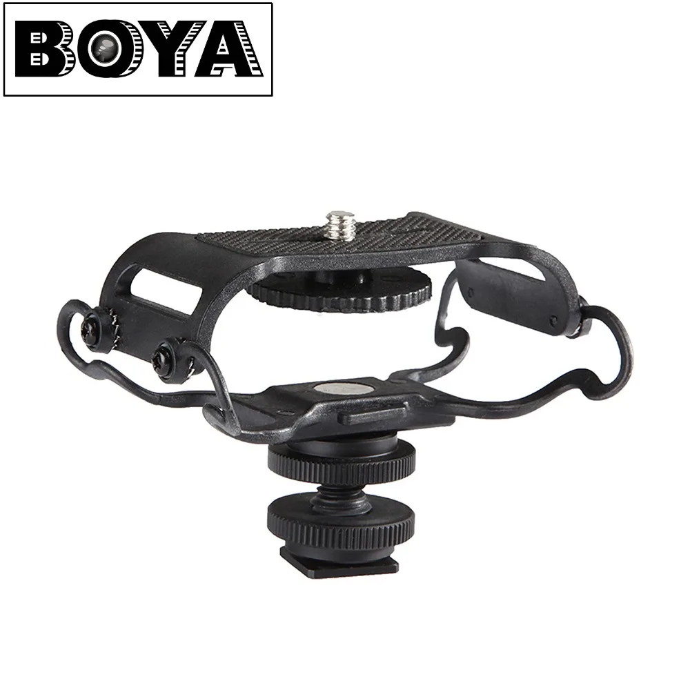 BOYA BY C10 амортизирующее крепление микрофона для зум H4n/H5/H6 sony Tascam DR 40 05 регистраторы