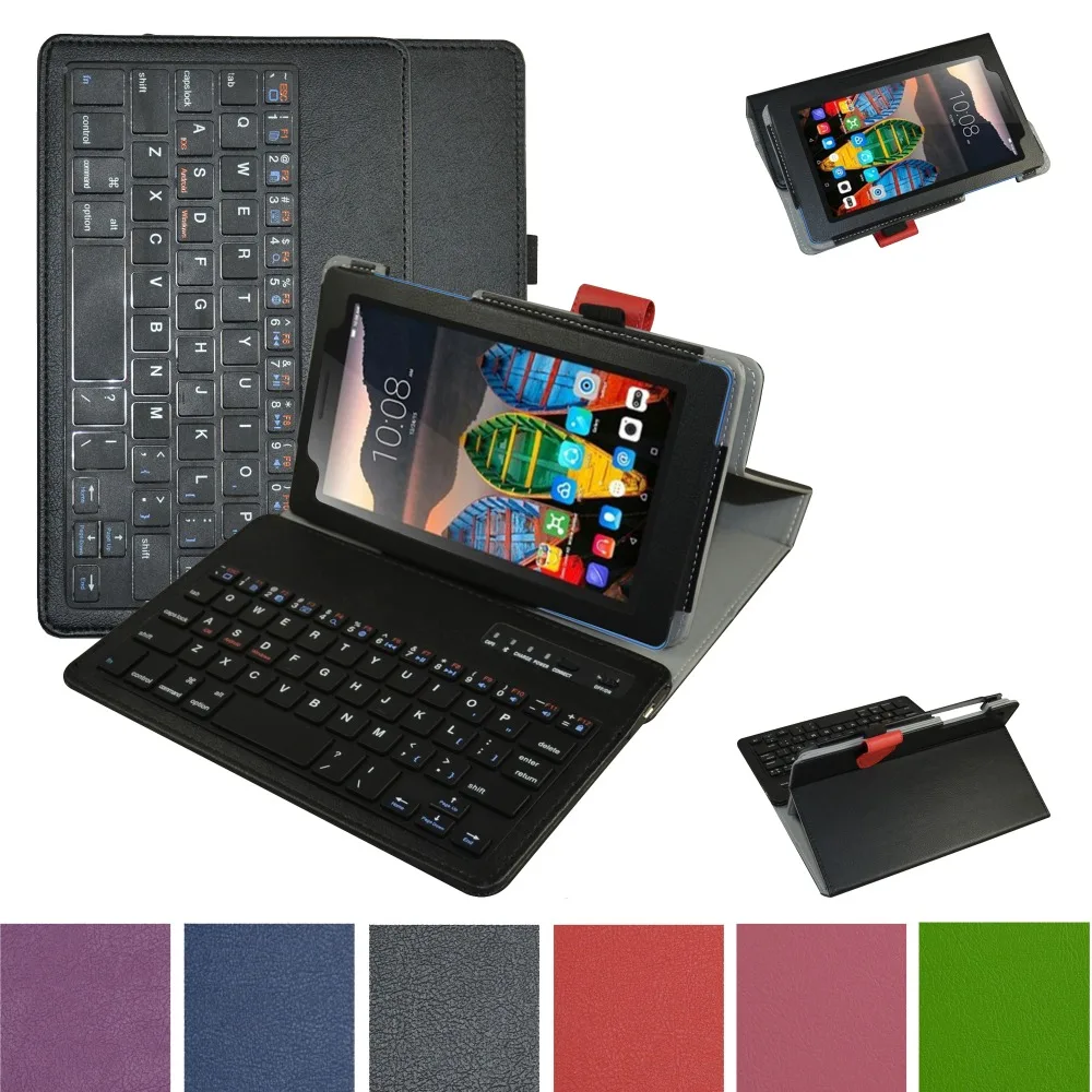 Чехол для Lenovo Tab 3 7, кожаный чехол со съемной Bluetooth клавиатурой для 7,0 "Lenovo Tab 3 7
Чехол для Lenovo Tab 3 7, кожаный чехол со съемной Bluetooth клавиатурой для 7,0 "Lenovo Tab 3 7