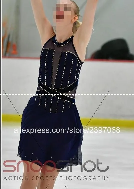 Ice Skating Dress Black Girls Figure Skating Dress Audlt Competition Figure Skating Dance Dresses Women Free Shipping G101
Ice Skating Dress Black Girls Figure Skating Dress Audlt Competition Figure Skating Dance Dresses Women Free Shipping G101