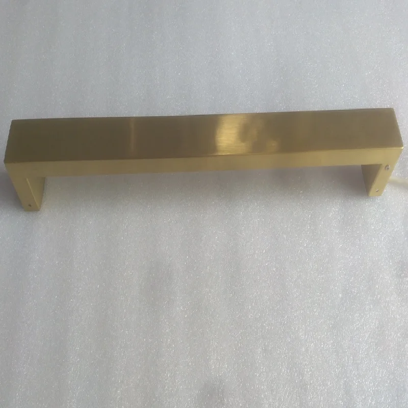 Brush Gold Color Free Spacing Towel Bar Wall Mounted Heated Towel Rail Warmer HZ-924G
Brush Gold Color Free Spacing Towel Bar Wall Mounted Heated Towel Rail Warmer HZ-924G