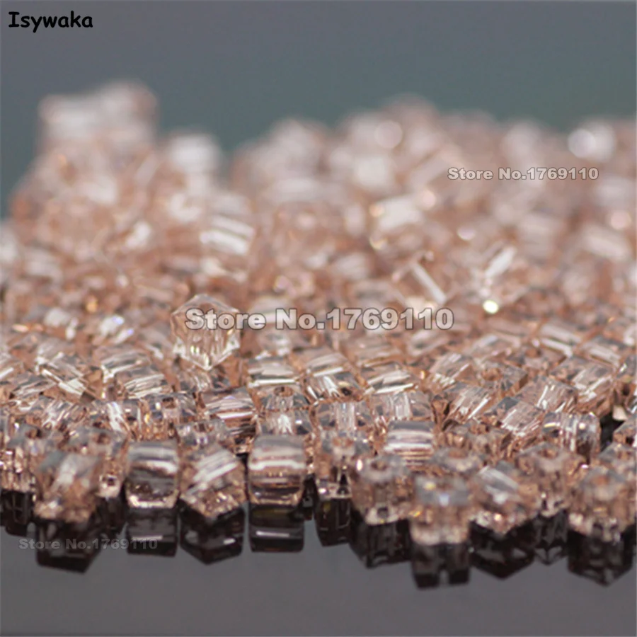 Isywaka 1980pcs Cube 2mm Pink Color Square Austria Crystal Bead Glass Beads Loose Spacer Bead For DIY Jewelry Making
Isywaka 1980pcs Cube 2mm Pink Color Square Austria Crystal Bead Glass Beads Loose Spacer Bead For DIY Jewelry Making