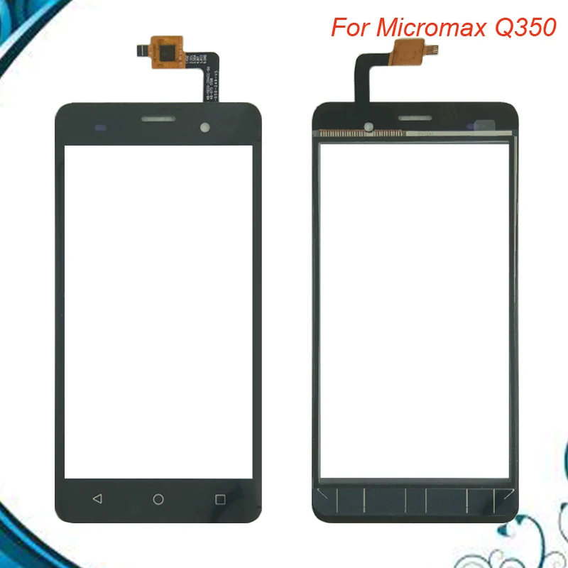 100% исправно Для Micromax Q350 емкостный сенсорный экран дигитайзер переднее стекло