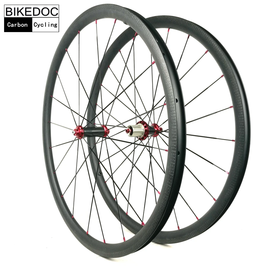 BIKEDOC 30mm Carbon Wheels With Dimple Brake Surface Bicycle Wheel 25mm Width Carbon Dimple Wheel Tubuless Clincher
BIKEDOC 30mm Carbon Wheels With Dimple Brake Surface Bicycle Wheel 25mm Width Carbon Dimple Wheel Tubuless Clincher