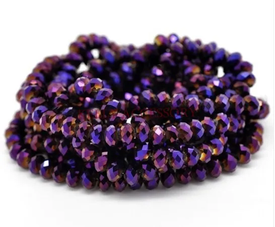 Free Shipping! Wholesale 1000pcs/lot 4mm High Quality Deep Purple Plated Crystal Glass Loose Crystal Rondelle Beads
Free Shipping! Wholesale 1000pcs/lot 4mm High Quality Deep Purple Plated Crystal Glass Loose Crystal Rondelle Beads
