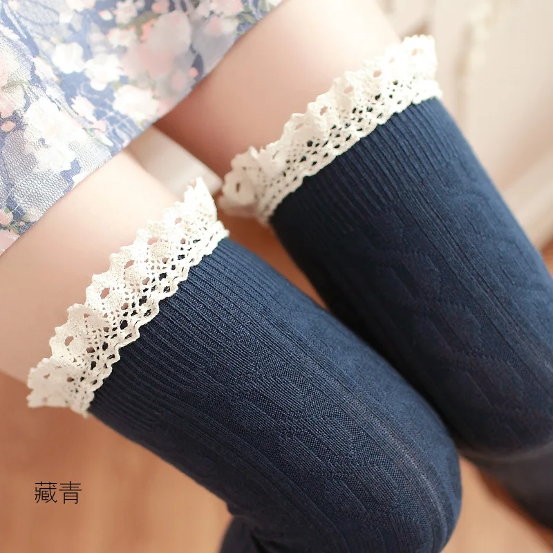 2019 NEW Winter Japanese Cotton knee socks Girls jacquard lace stitching Long socks Thigh socks Kawaii Cute Warm Sweet Women
2019 NEW Winter Japanese Cotton knee socks Girls jacquard lace stitching Long socks Thigh socks Kawaii Cute Warm Sweet Women