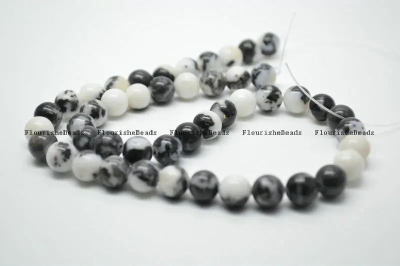 Natural Black and White Zebra Stone Round Loose Beads DIY Jewelry Making Supplies 4mm~12mm
Natural Black and White Zebra Stone Round Loose Beads DIY Jewelry Making Supplies 4mm~12mm