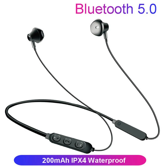 Bluetooth 5 0 наушники беспроводные стерео Бас Беспроводные спортивные гарнитура с