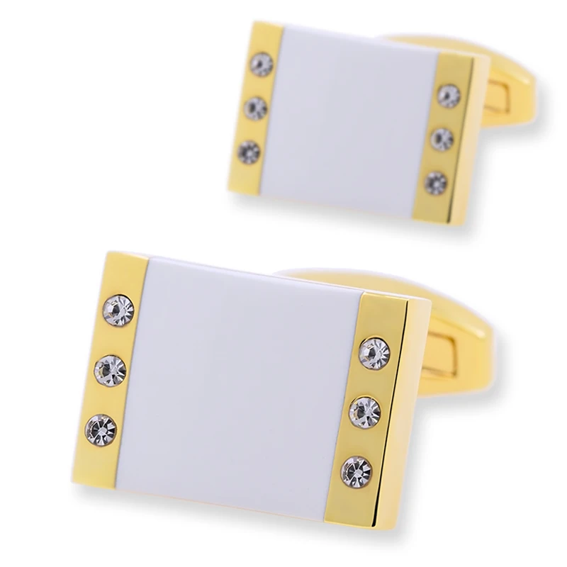KFLK Jewelry shirt cufflinks for mens Brand cuff buttons Gold-color cuff links Crystal High Quality abotoaduras Free Shipping
KFLK Jewelry shirt cufflinks for mens Brand cuff buttons Gold-color cuff links Crystal High Quality abotoaduras Free Shipping