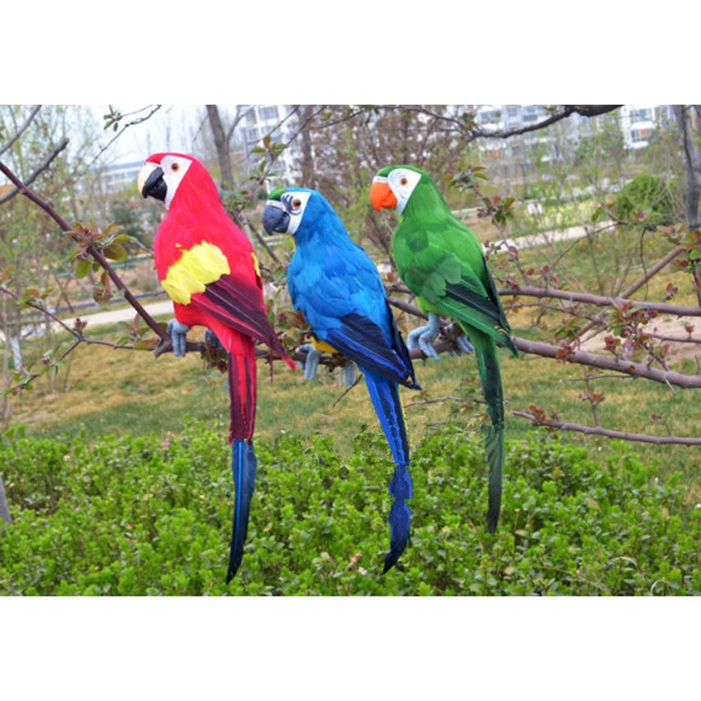Large 45cm Artificial Feather Parrot Toy Lightweight Garden Decor 3 Colors for Garden Decoration Shop Window Photography Props
Large 45cm Artificial Feather Parrot Toy Lightweight Garden Decor 3 Colors for Garden Decoration Shop Window Photography Props